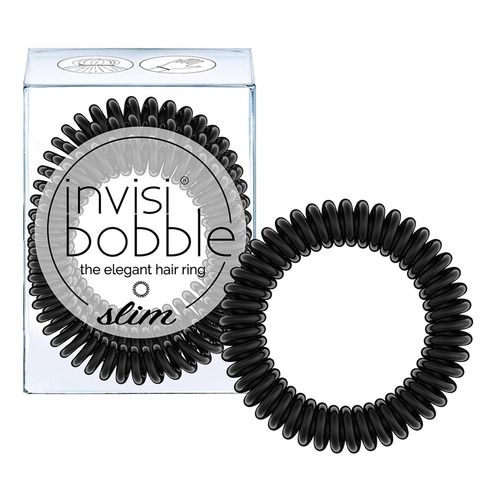Slim True Black Резинка-браслет для волос