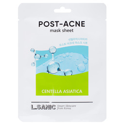 Centella asiatica post-acne mask Sheet Маска тканевая маска с экстрактом центеллы азиатской для проблемной кожи