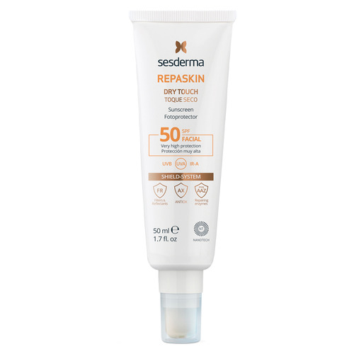 REPASKIN DRY TOUCH Facial sunscreen SPF50 Средство солнцезащитное с матовым эффектом для лица СЗФ50