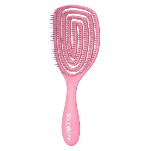 Wet Detangler Brush Oval Strawberry Расческа для сухих и влажных волос с ароматом клубники